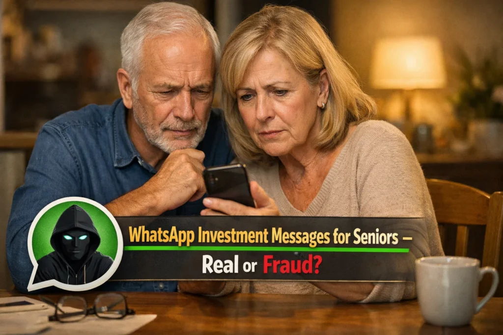 WhatsApp Investment Messages for Seniors – Real or Fraud