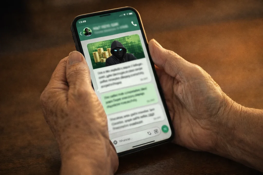 Whatsapp Investement messages