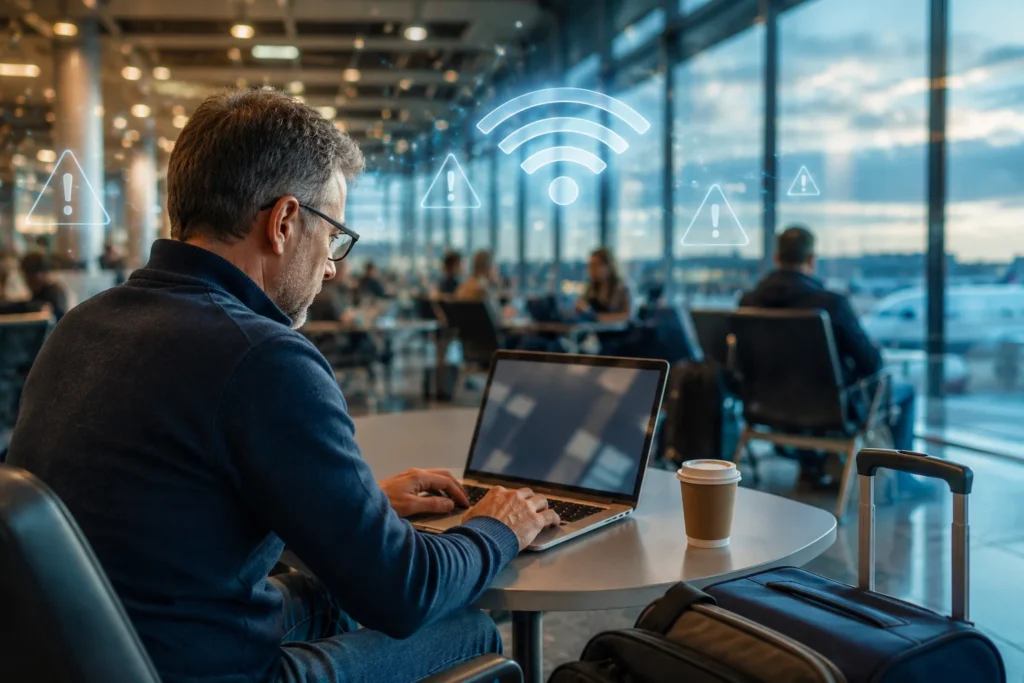 Public Wi-Fi Can Be Risky for Financial Activities