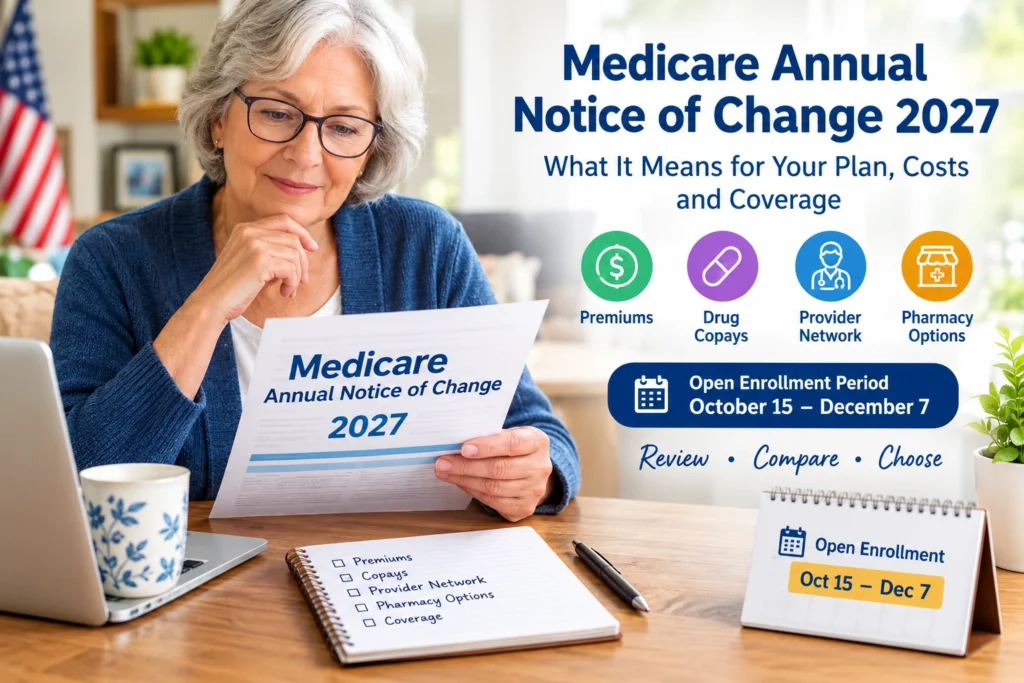 The Medicare Annual Notice of Change 2027 tells you exactly how your plan's costs and coverage will change on January 1.